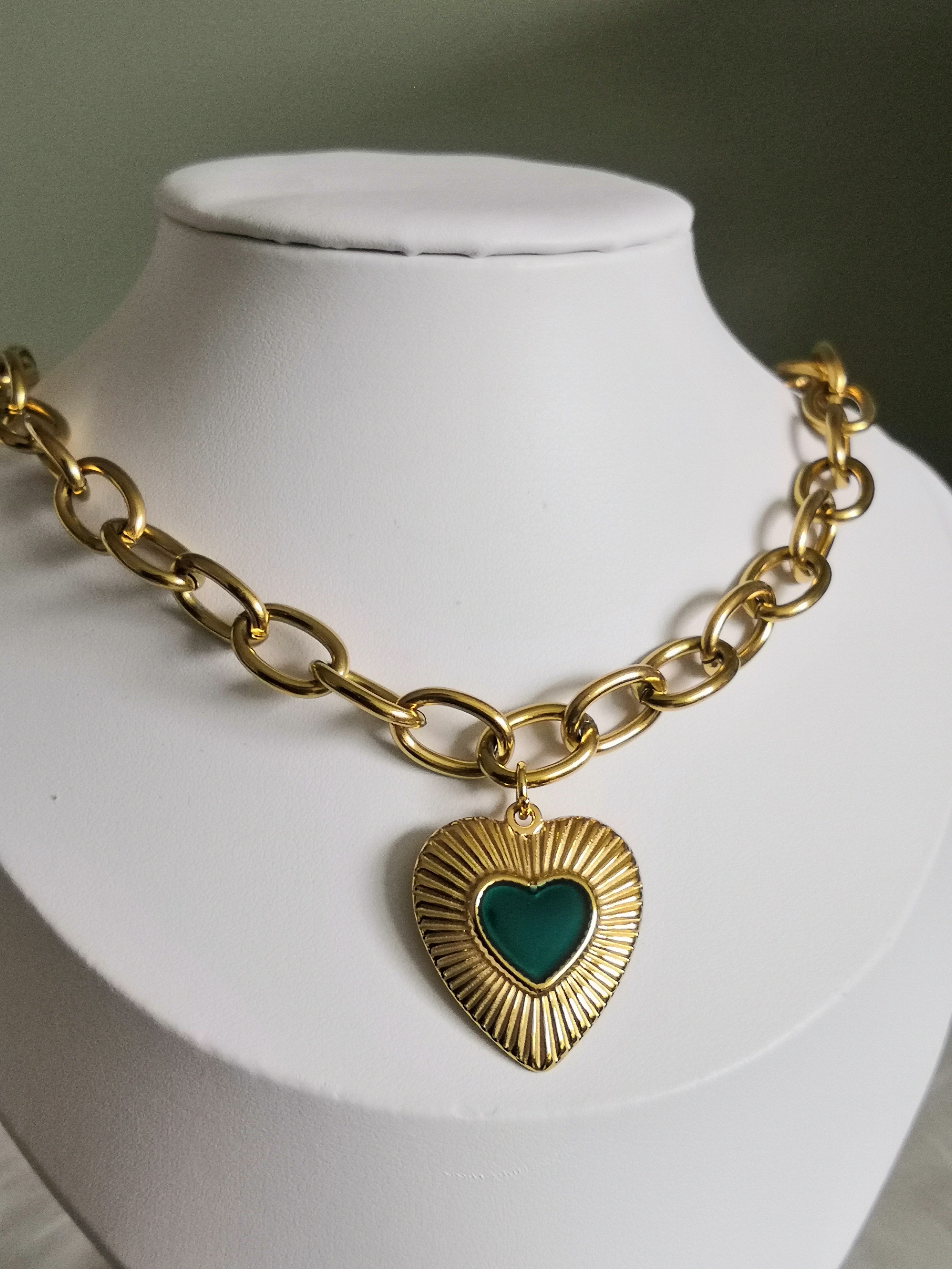 Collier grosses mailles