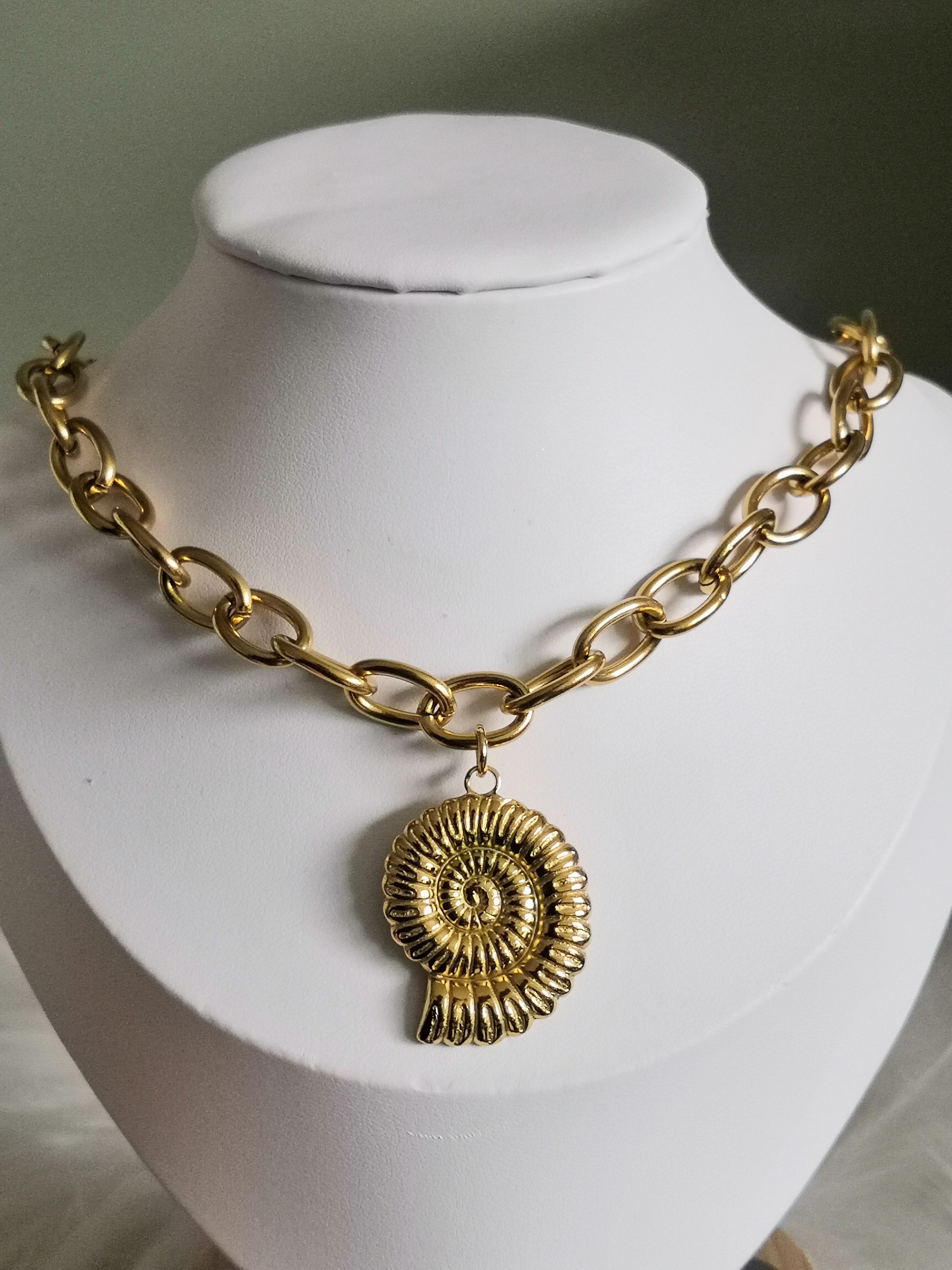 Collier grosses mailles