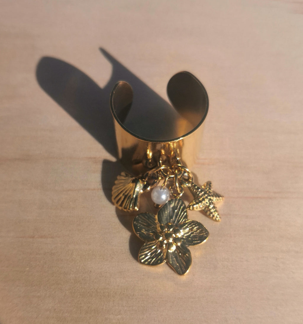 Charms Fleur de cerisier / Etoile de mer / Coquillage