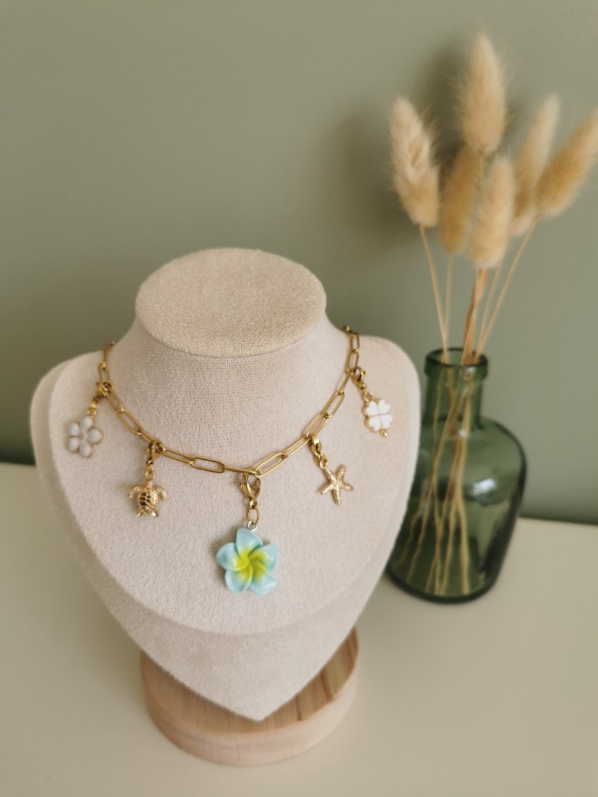 Collier 5 charms